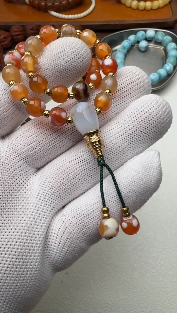 钛钢手链玛瑙/玉髓玛瑙