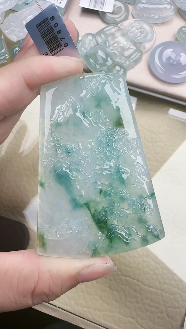 翡翠未镶嵌颈饰缅甸翡翠a货