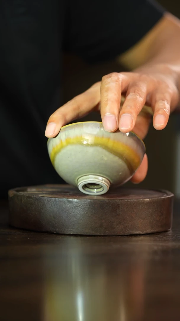 18柴房陶瓷柴烧普洱杯