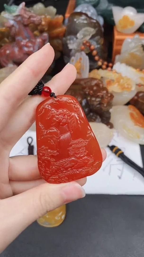 未镶嵌颈饰玛瑙/玉髓AA