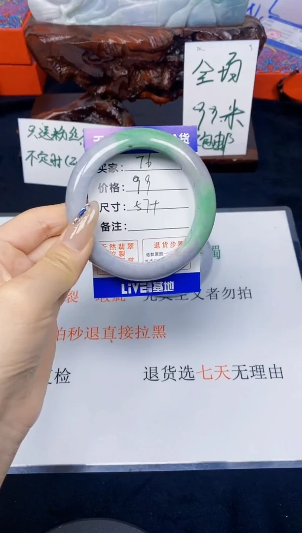 未镶嵌手镯翡翠76