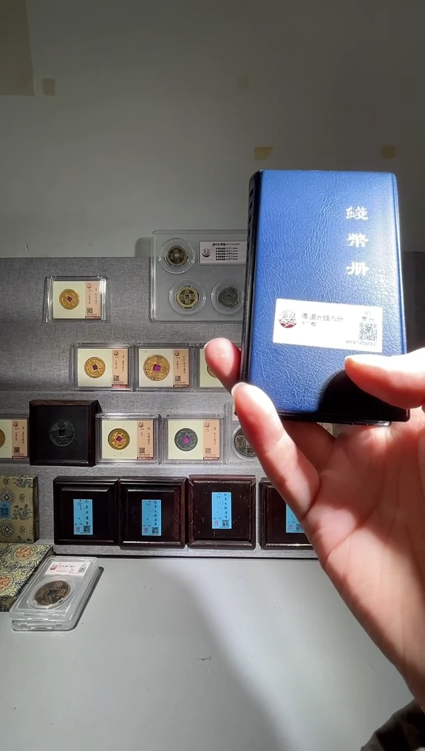 铜带评级道光钱币册共12枚