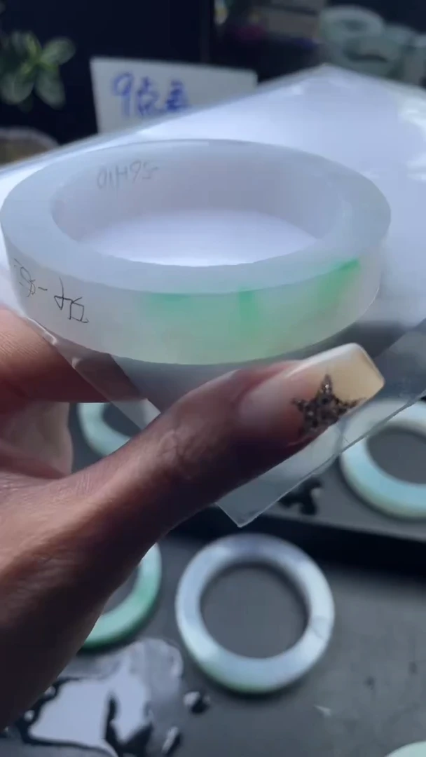 定制翡翠毛胚定制未镶嵌54-56正圈定制不退不换