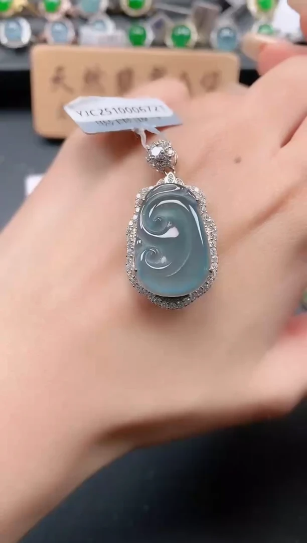 银S925镶嵌戒指翡翠11111