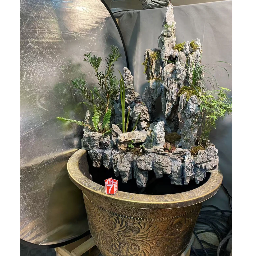 7号纯天然青龙石摆件造景