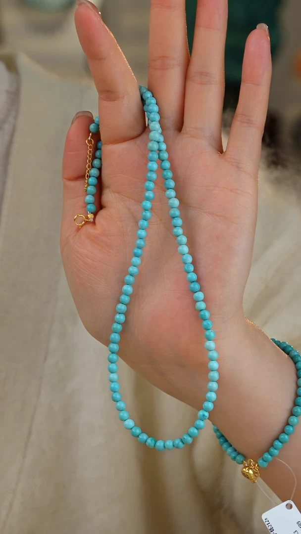 【闪购商品】绿松石项链18K金镶嵌多样性发货