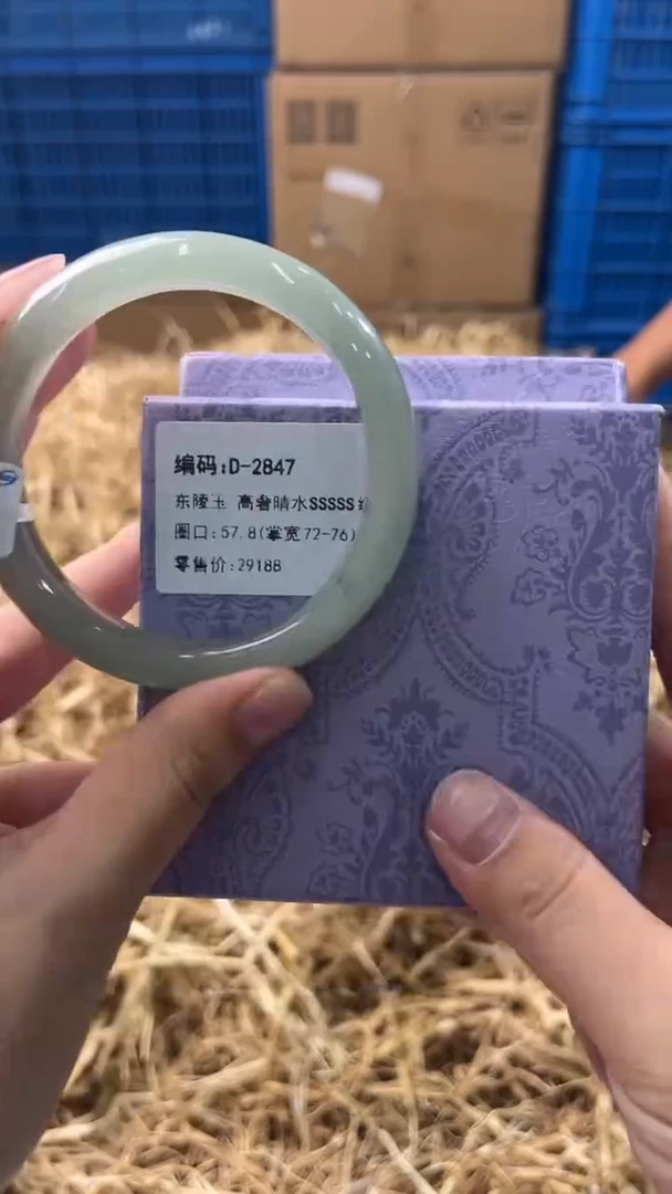未镶嵌手镯石英质玉D-2847