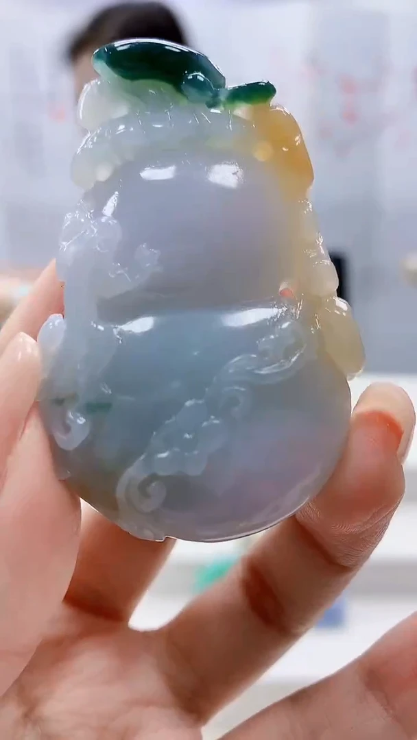 定制翡翠未镶嵌3099xx-毛货挂件106