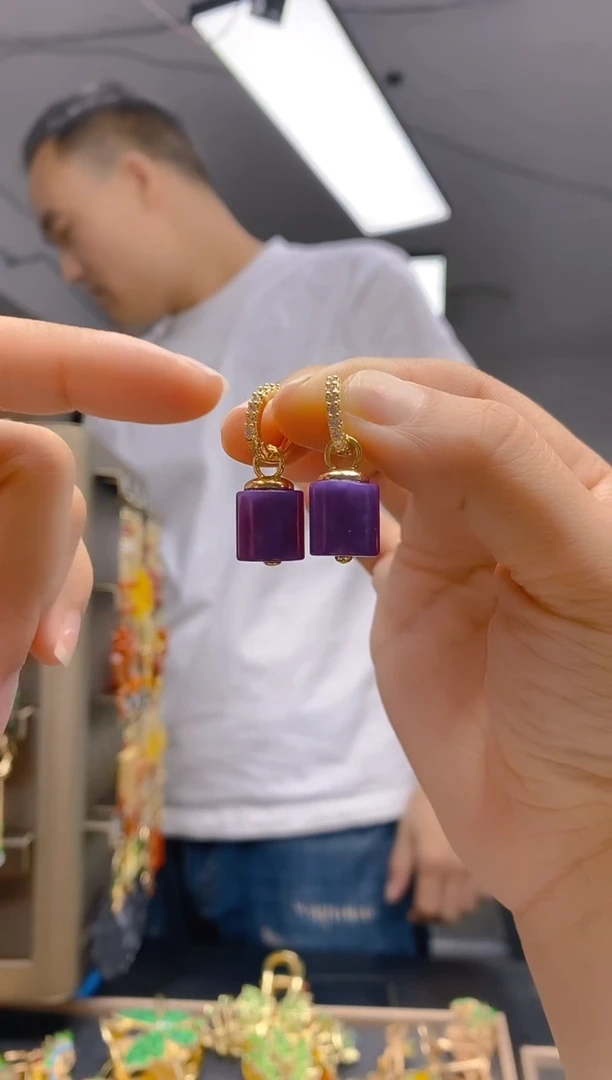 【闪购商品】玛瑙/玉髓耳饰合金022玛瑙饰品