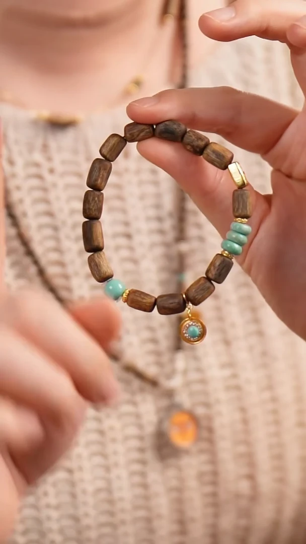 未镶嵌沉香手串L240203沉香树心