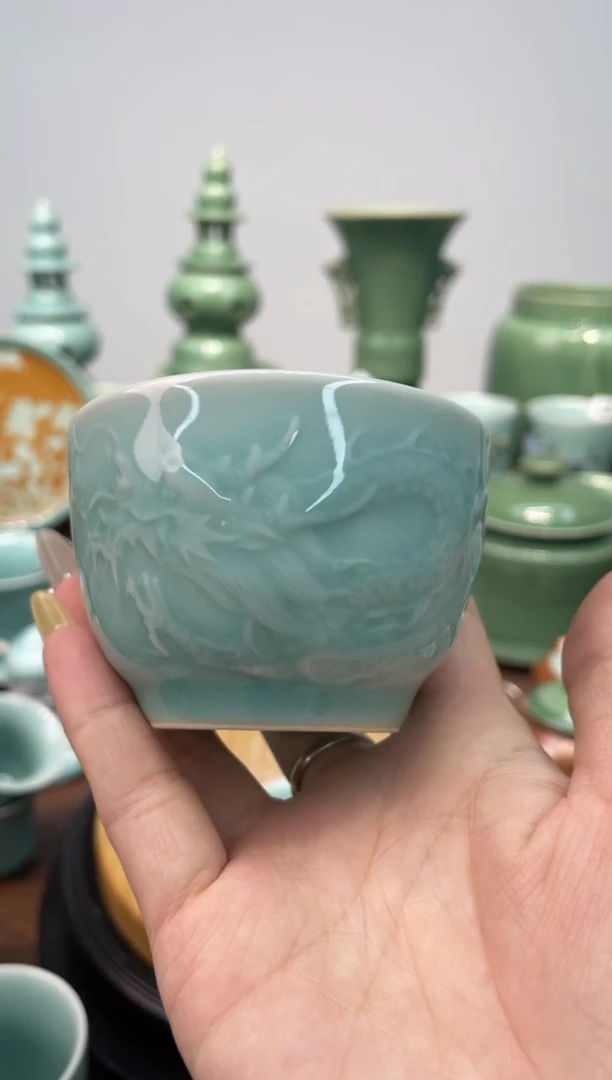 纯手工  慧仙青瓷 龙泉青瓷大促