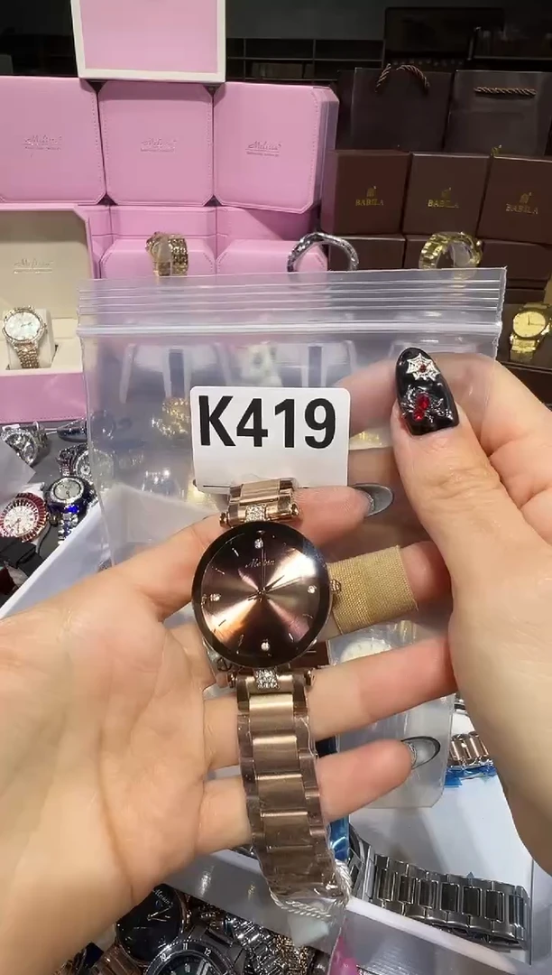 石英机芯不锈钢不锈钢直播定闪专用