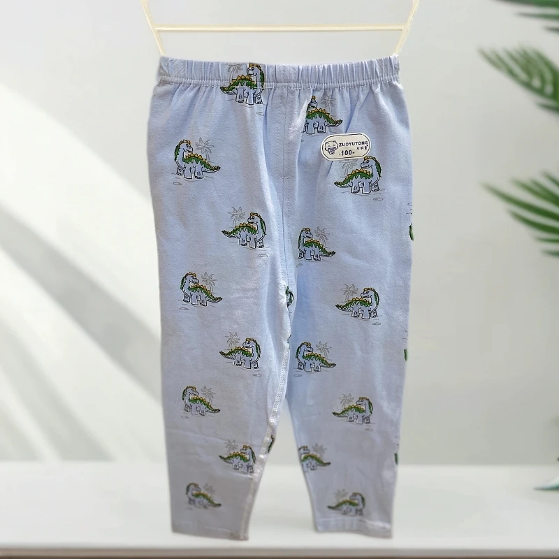 2025春季儿童保暖卡通线裤