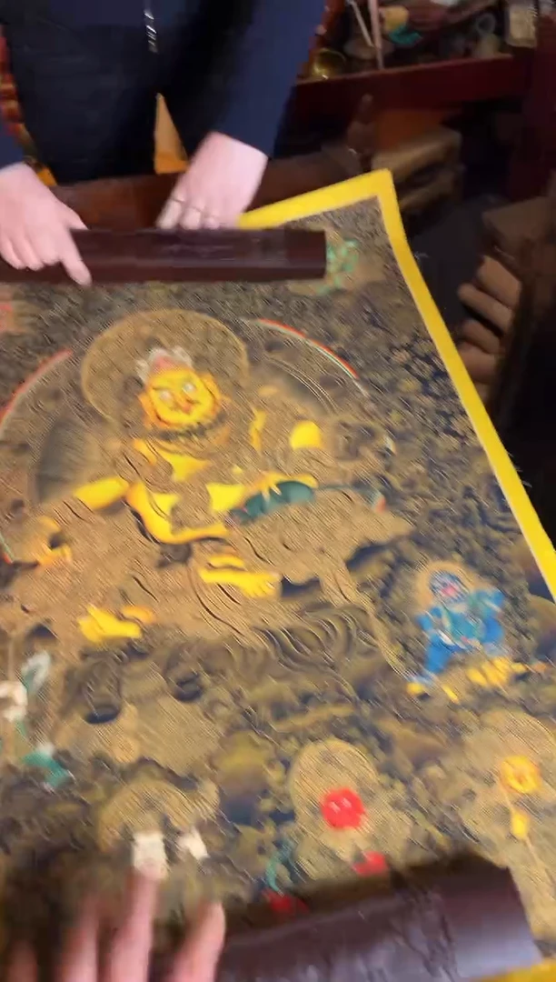 卷轴画手绘唐卡171