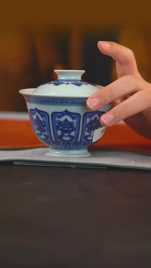 景德镇手工手绘盖碗