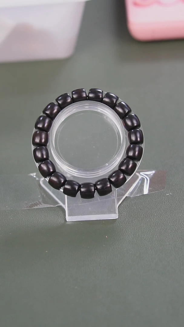 【闪购商品】风车木（黑檀木）手串/手链10*11 单圈 HT87456