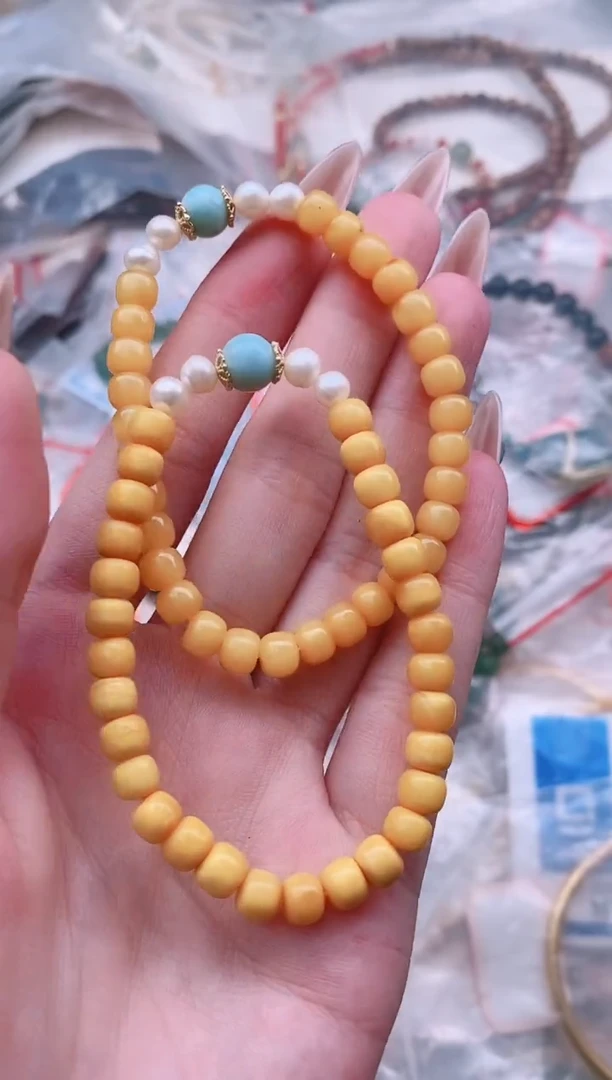 未镶嵌蜜蜡手链多样性发拍一发一