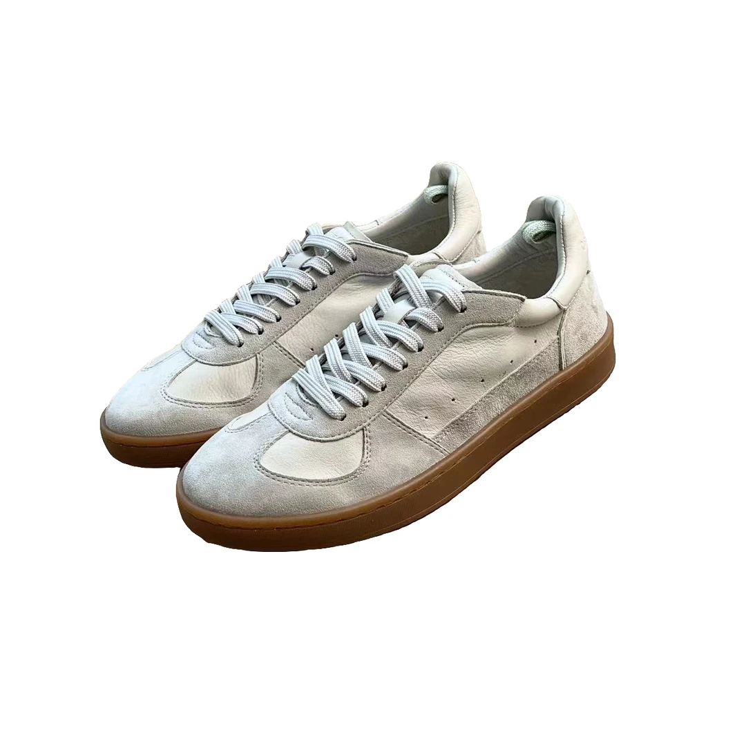 德训鞋情侣布鞋休闲低帮单鞋运动复古潮流潮鞋厚底经典韩版舒适