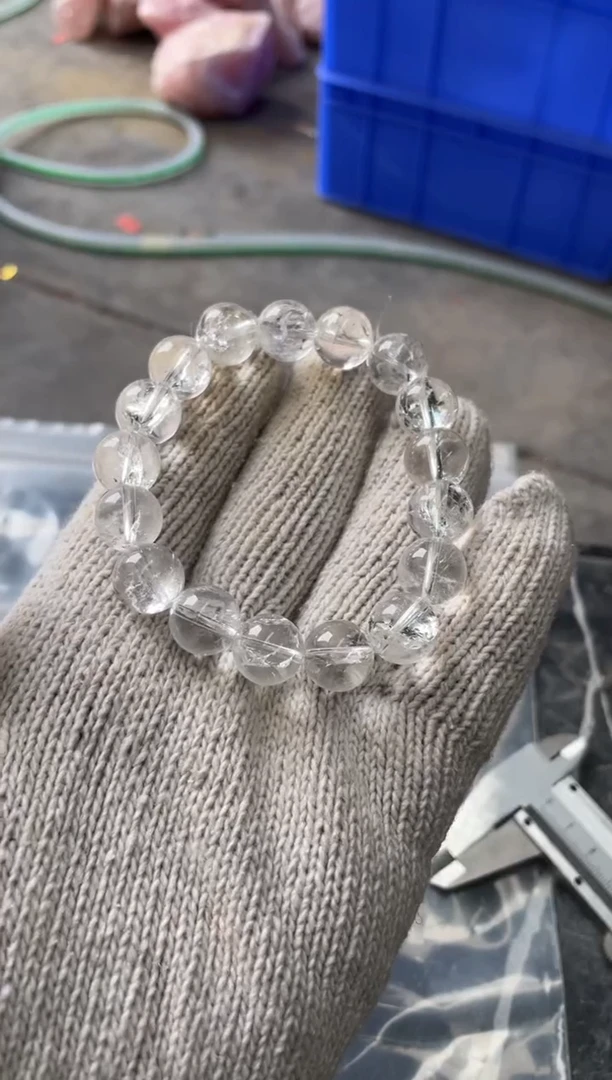 【闪购商品】水晶手串卡13mm+未镶嵌 天然喜马拉雅手串拍3单99发1