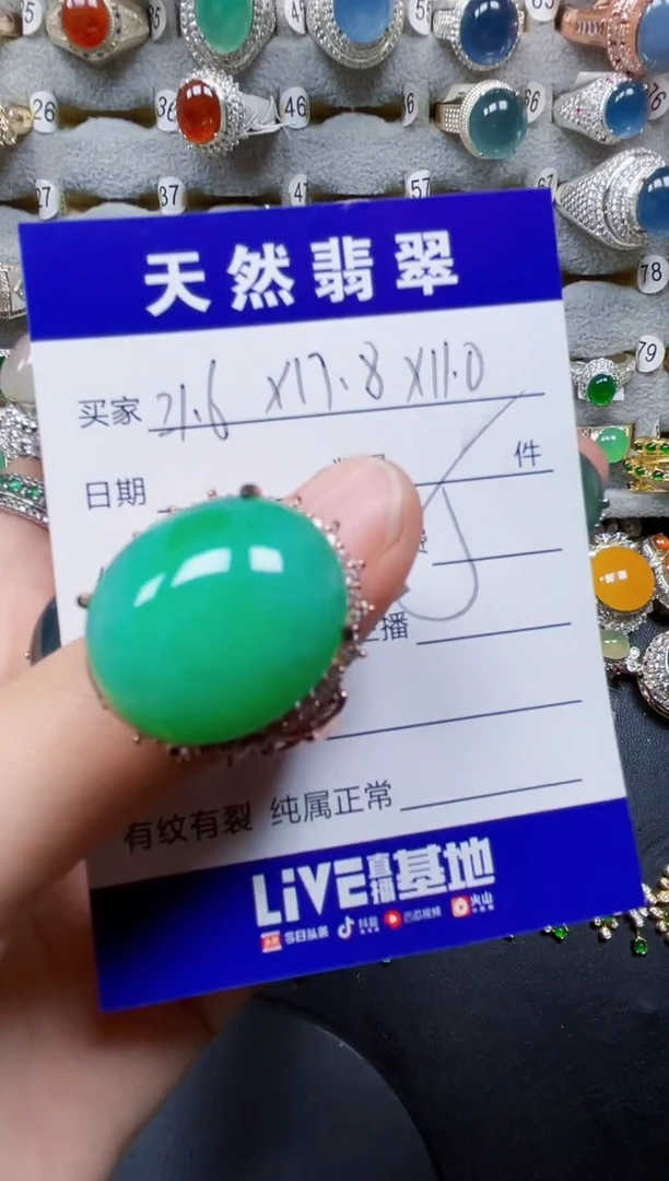 未镶嵌戒指翡翠106