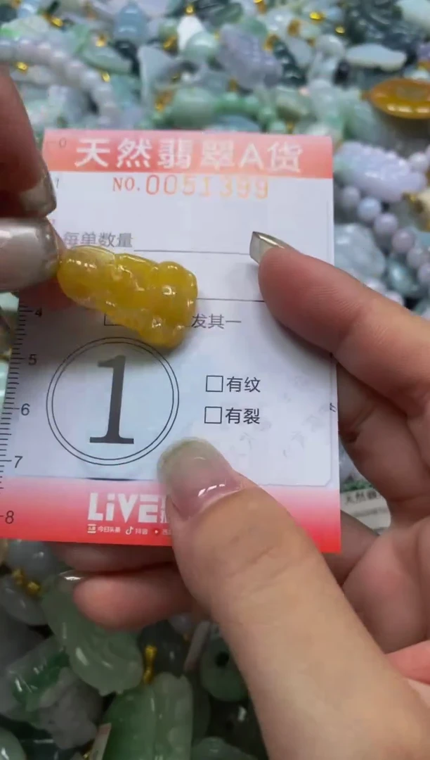 翡翠未镶嵌颈饰闪购0051399