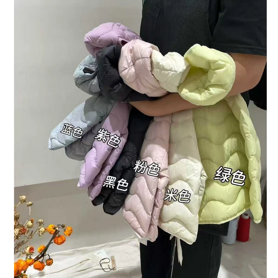 【豪宝贝】2025FW韩系轻薄连帽羽绒服F03