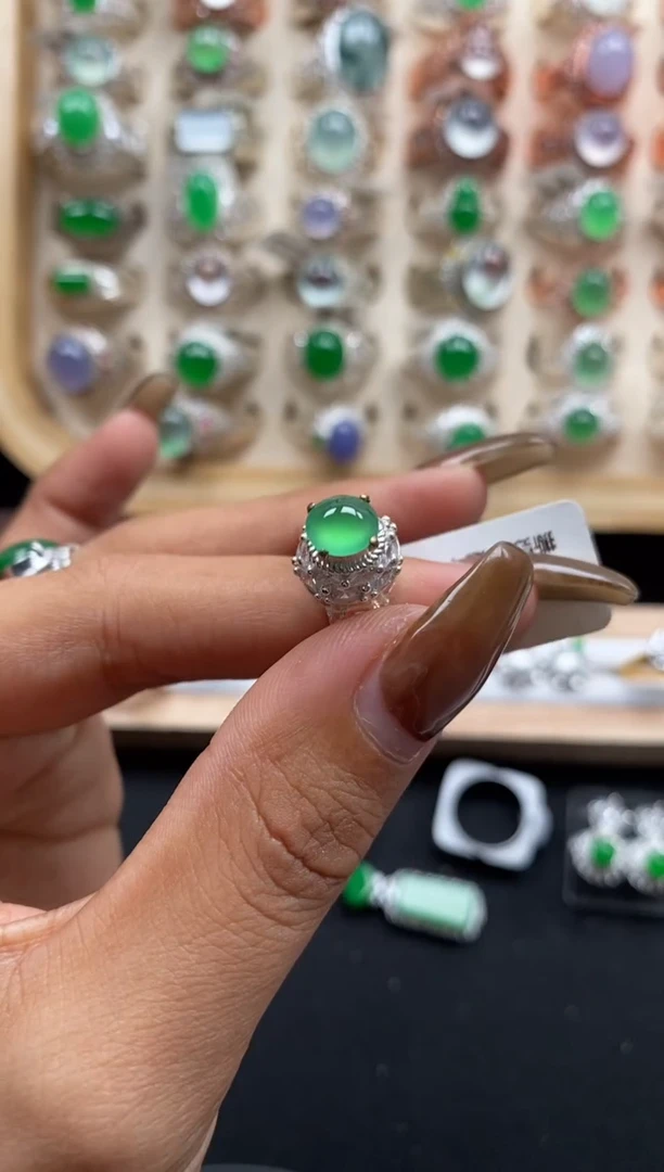 未镶嵌戒指翡翠缅甸天然a货翡翠