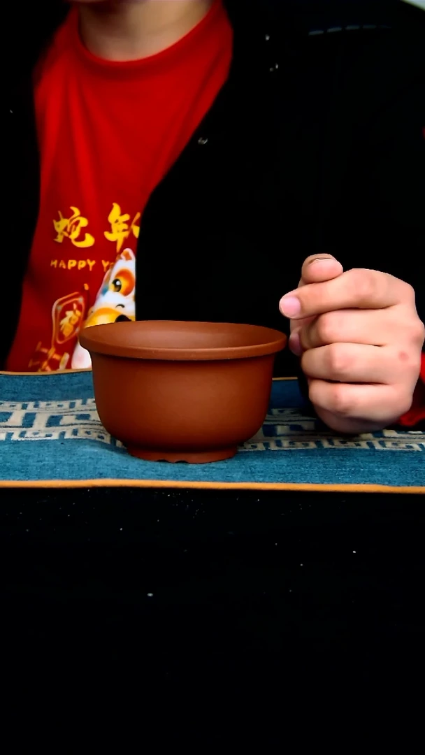 【闪购商品】紫砂花盆10*6内径紫砂花盆