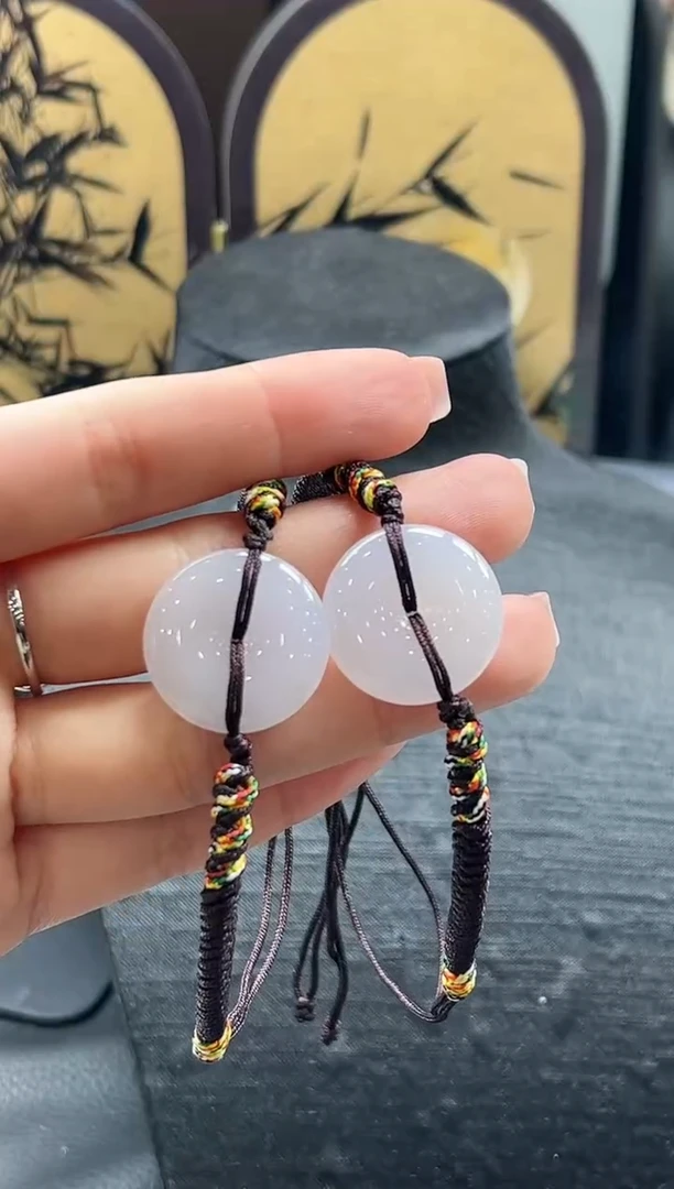 【闪购商品】翡翠手绳未镶嵌YM1088-2平安扣手绳多样性发1件