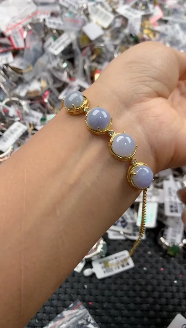 银S925镶嵌戒指翡翠141414----6