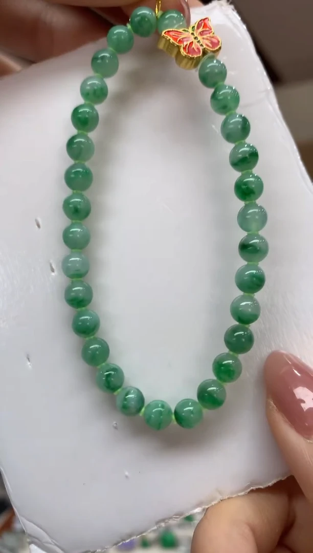 未镶嵌手串翡翠手串