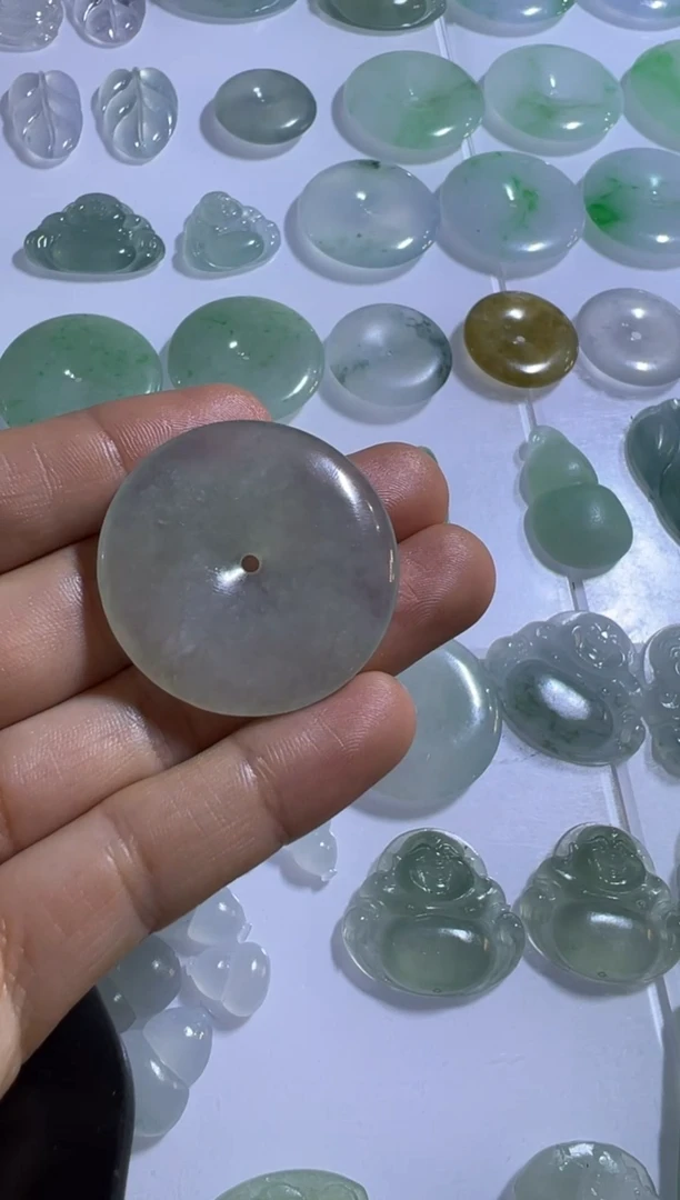 未镶嵌定制翡翠扣子