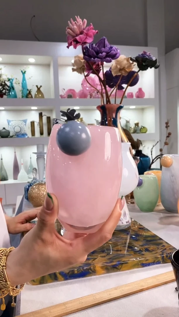 慕忆家手作琉璃花瓶