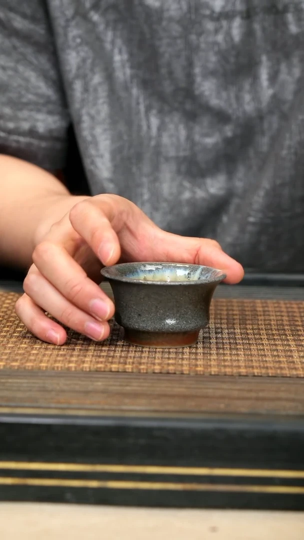 紫砂壶8 《柴烧小口杯》柴烧