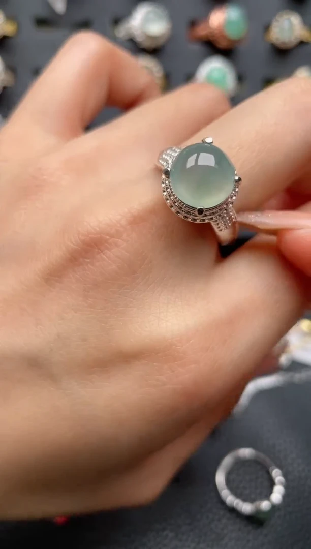 【闪购商品】翡翠戒指未镶嵌1111111111  47