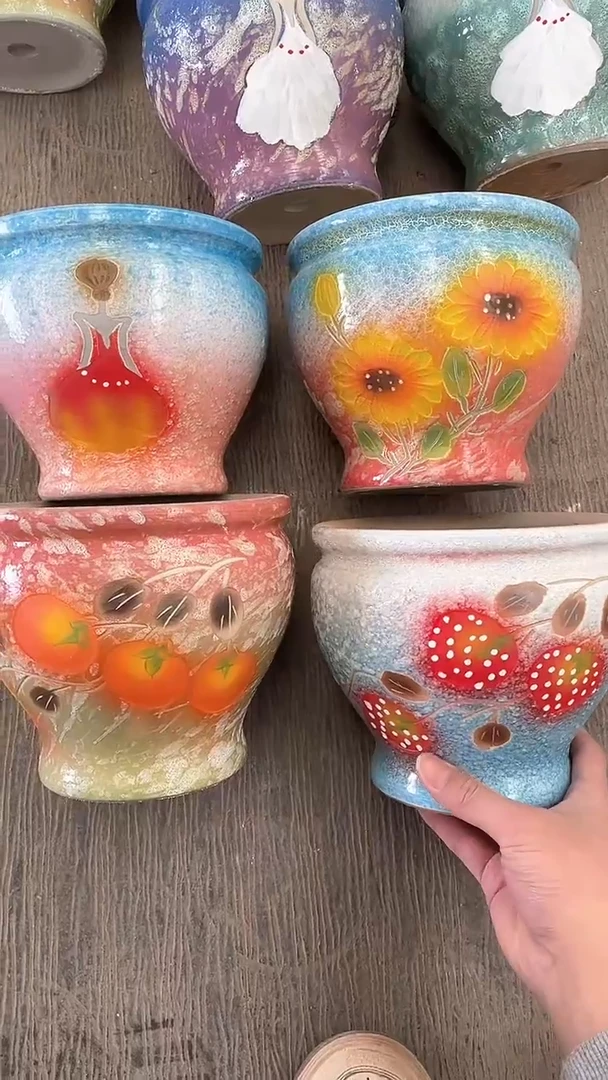 【闪购商品】摆件21-127口17高14    四个