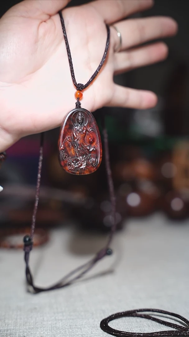 【闪购商品】黄花梨/降香黄檀吊坠观音