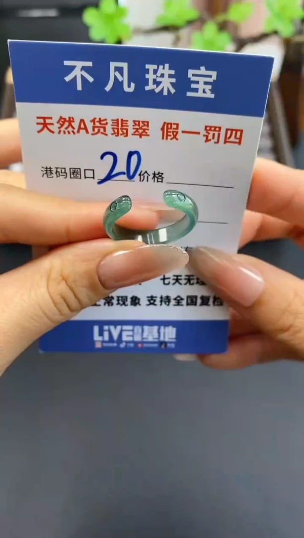 未镶嵌戒指翡翠天然A货翡翠017