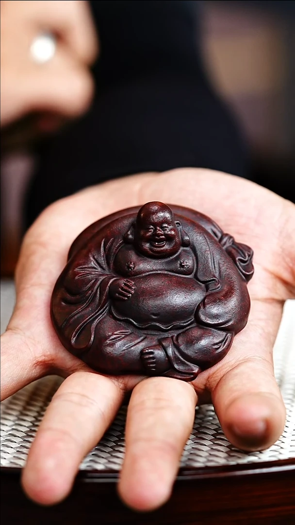 茶壶紫砂宜兴紫砂弥勒佛