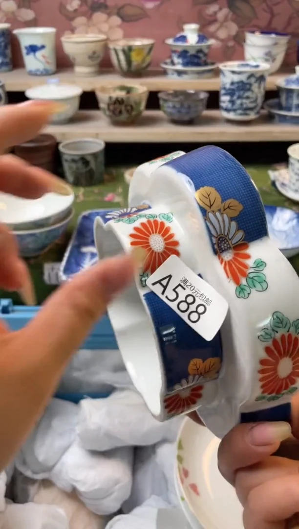 瓷片花**妈瓷器瓷器瓷器A588