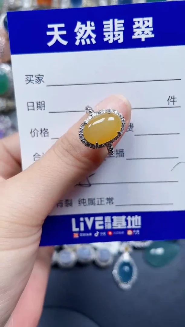 银S925镶嵌翡翠耳饰615