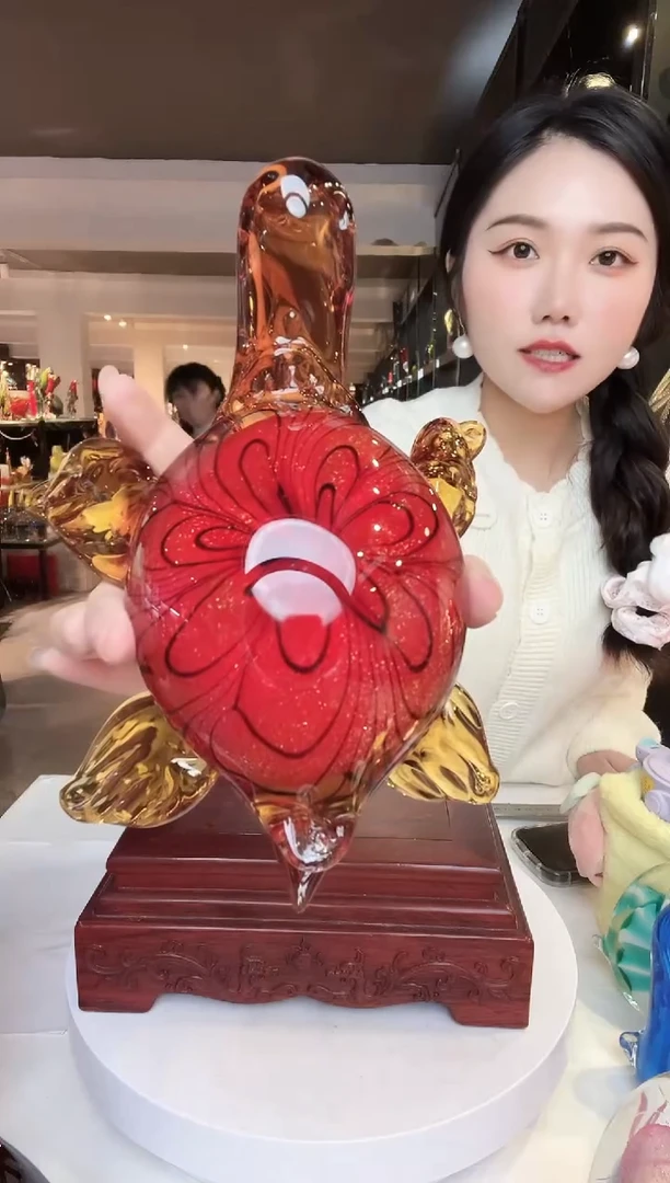 【闪购商品】茶盏琉璃摆件家居摆件