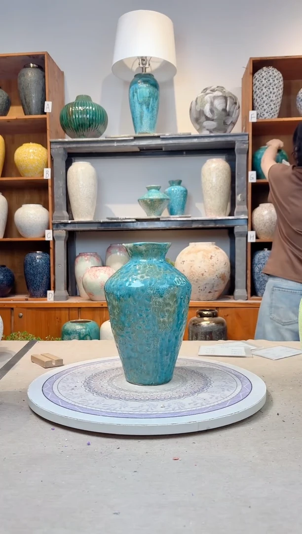 瓶陶瓷花瓶  新品 彩陶 大号 正品