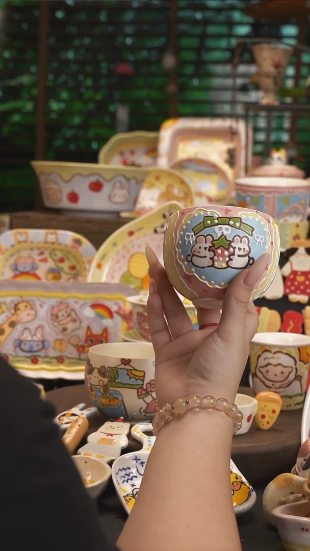 J***e【原创设计】景德镇手绘陶瓷