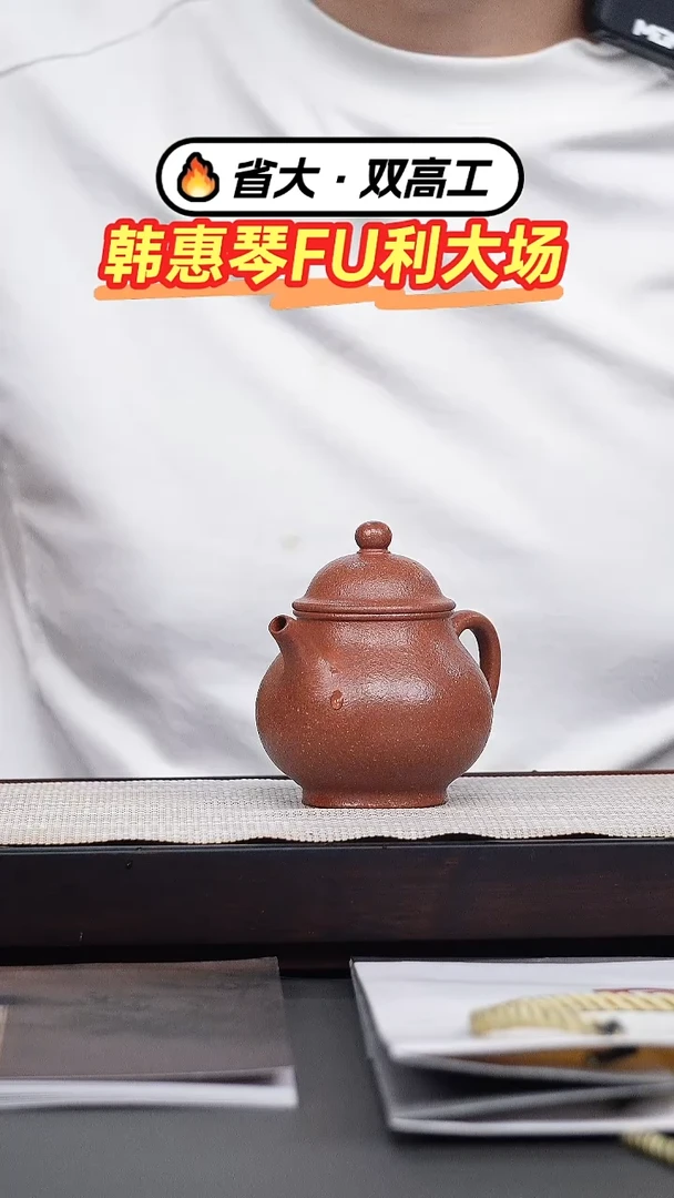 茶壶紫砂韩惠琴·绝红降坡高潘