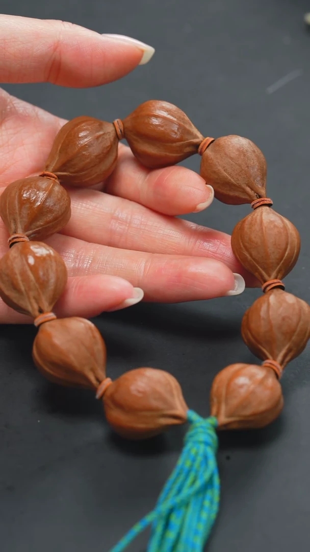 橄榄核手串2.1铁核素串