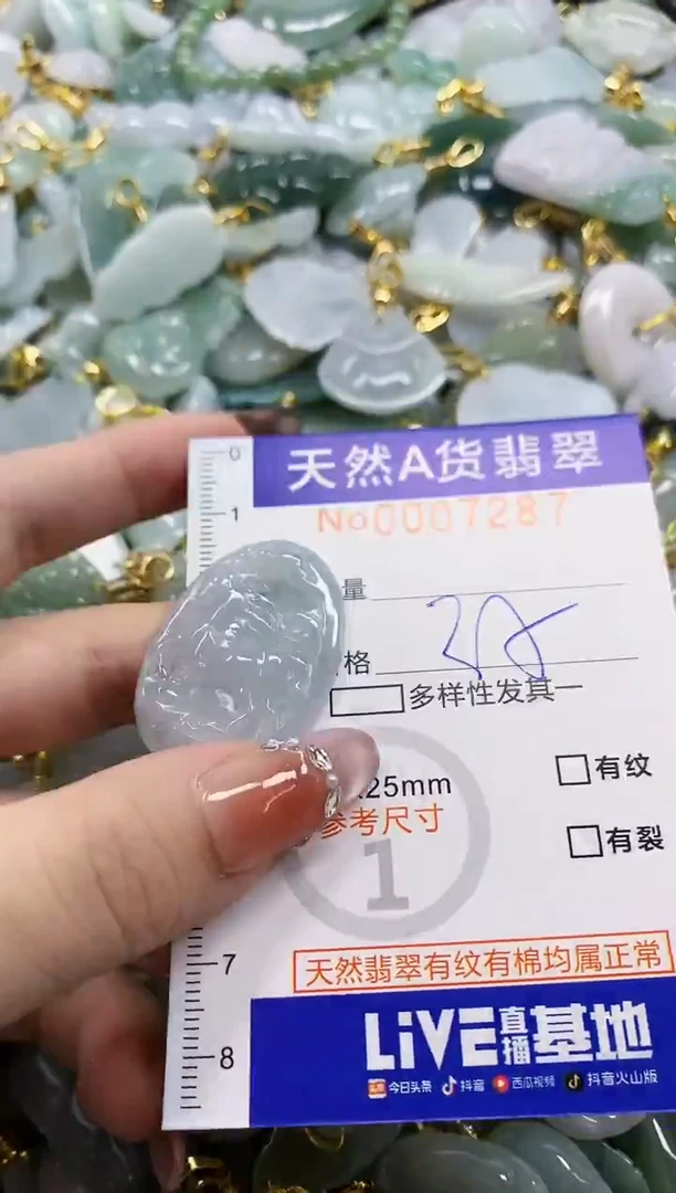颈饰未镶嵌翡翠天然A货翡翠