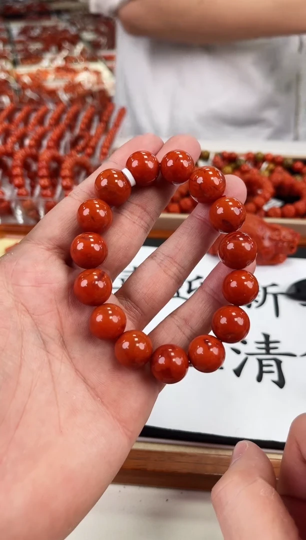 【闪购商品】南红玛瑙瓦西手串14+未镶嵌一个/条