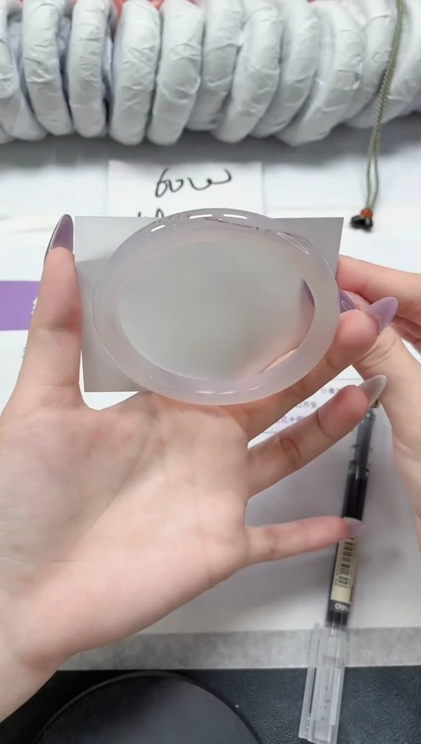 石英质玉手镯未镶嵌32-63.7草花