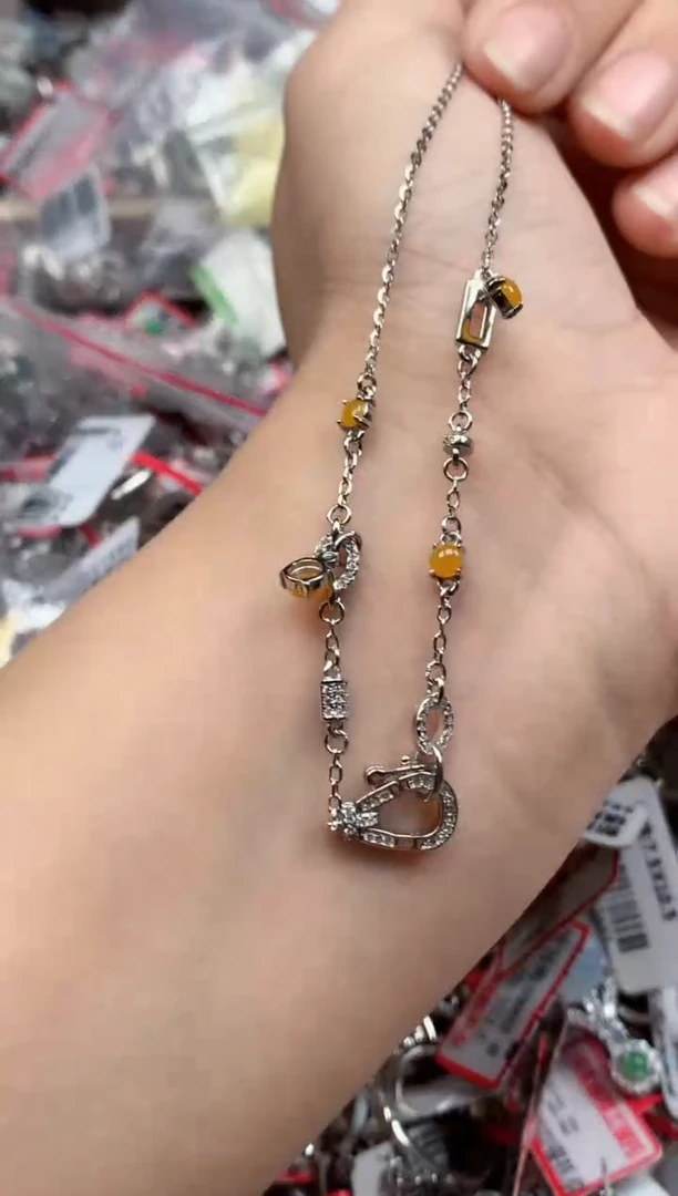 银S925镶嵌戒指翡翠天然A货缅甸翡翠